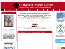 Tablet Screenshot of fluffybutts.com